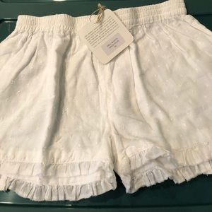 White girls shorts